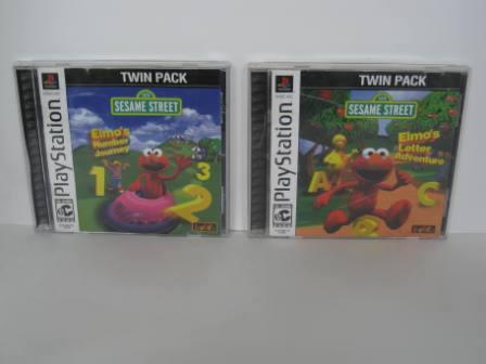 Elmos Number Journey & Letter Adventure (Twin Pack) - PS1 Game